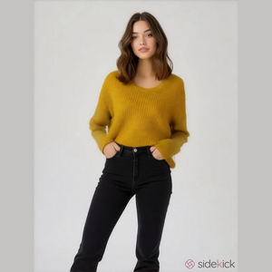 Old Navy Yellow Pullover Sweater
